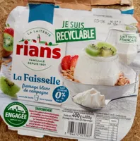 La faisselle 0% - fromage blanc de campagne