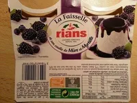 La Faisselle et son coulis de mûre et myrtille
