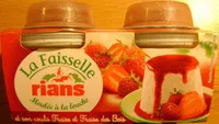 La Faisselle et son coulis Fraise et Fraise des Bois