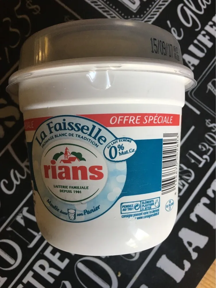 Faisselle Rians 0% Offre Spéciale
