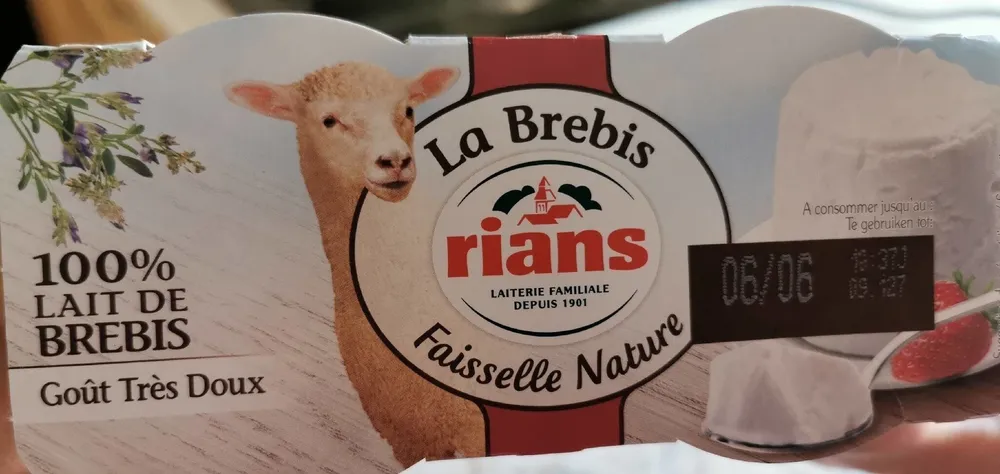 La Faisselle Nature au Lait de Brebis