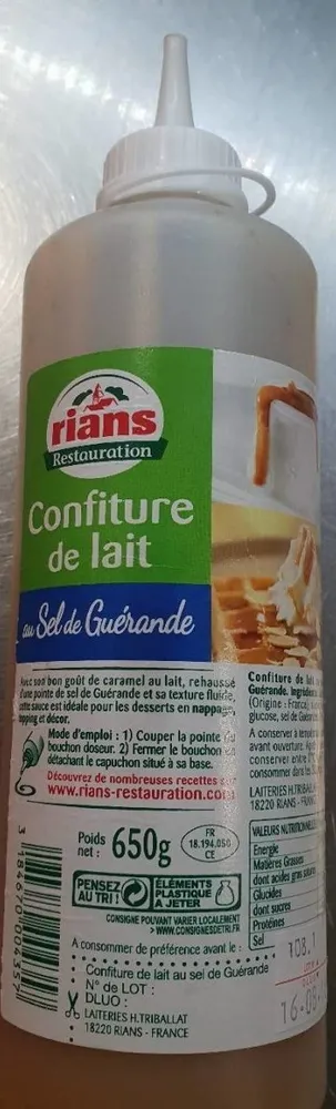 Confiture de lait au sel de Guérande