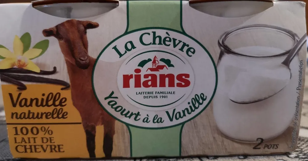 Yaourt à la Vanille 100% lait de chèvre