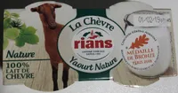 Le Yaourt au lait de Chèvre (Nature) - (5 % MG)
