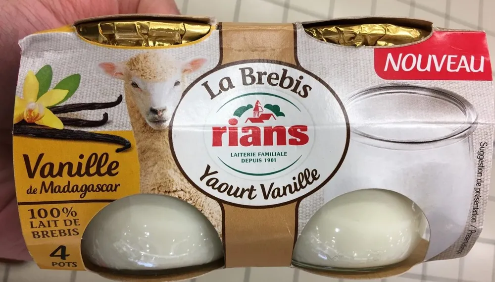 Yaourt de Brebis Vanille