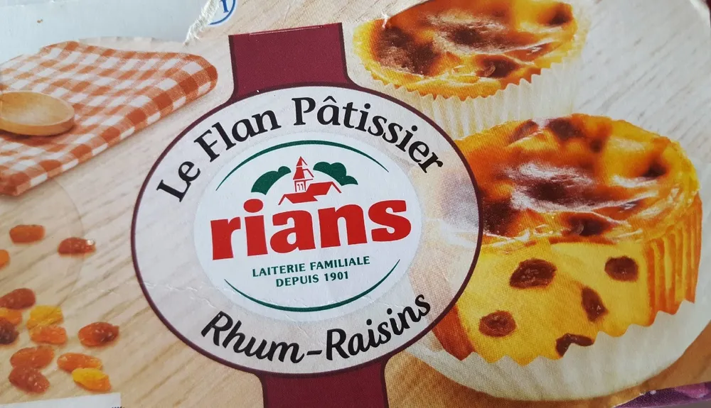 Le Flan Pâtissier Rhum-Raisins