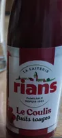 Le coulis fruit rouge