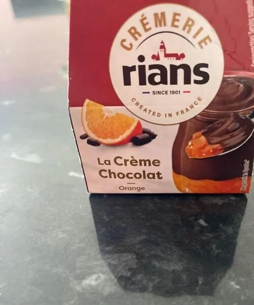 La crème chocolat orange