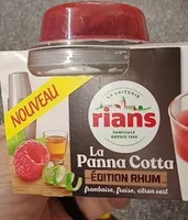 La Panna Cotta ÉDITION RHUM framboise, fraise, citron vert