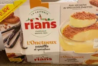 L’onctueux vanille spéculos
