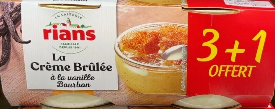 La creme brulee a la vanille bourbon
