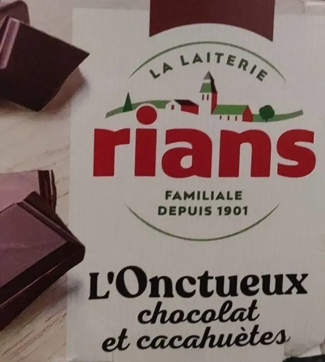 L'onctueux chocolat et cacahuètes