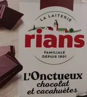 L'onctueux chocolat et cacahuètes