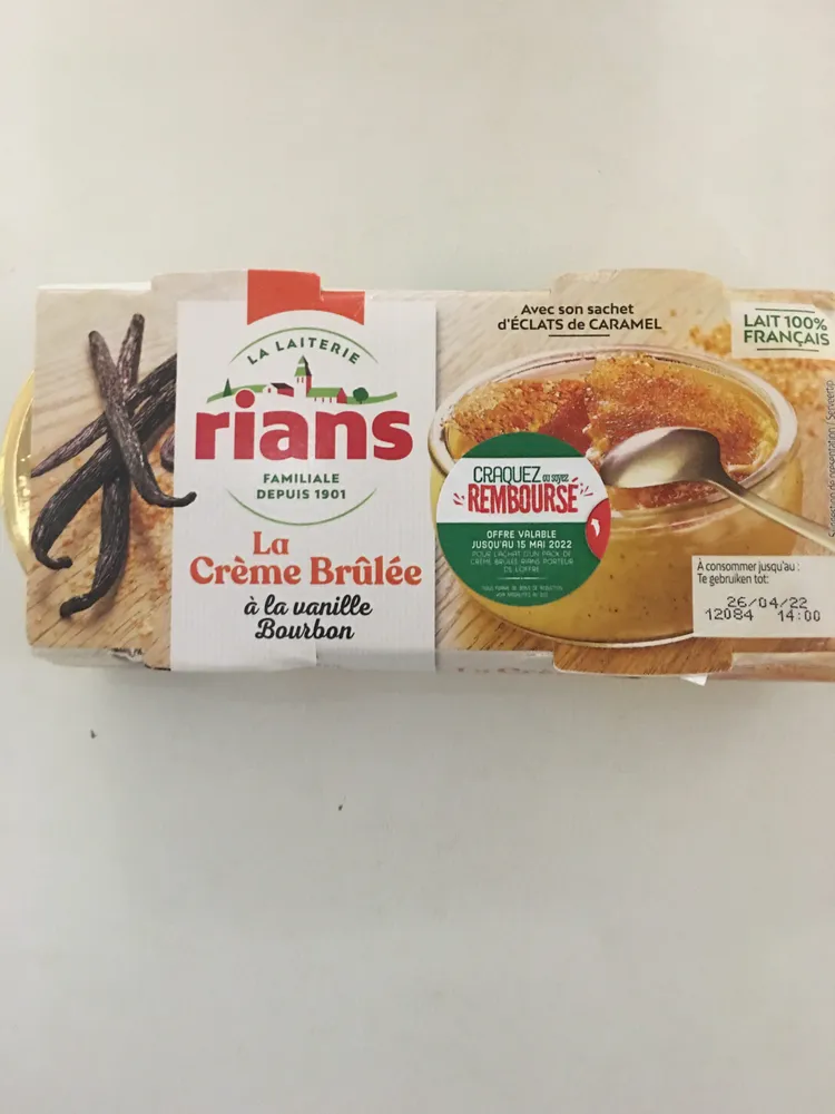 La crème brûlée