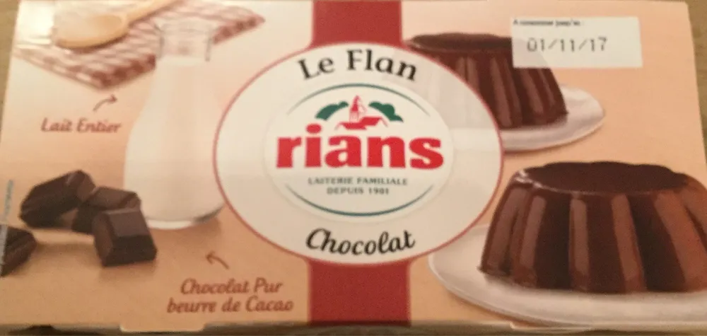 Le Flan Au Chocolat
