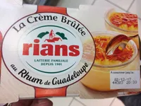 La creme brulée  au Rhum