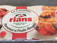 Le Crumble Pommes et Fruits Rouges