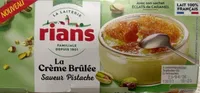 Crème brulée Pistache