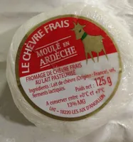Fromage de chèvre frais au lait pasteurisé