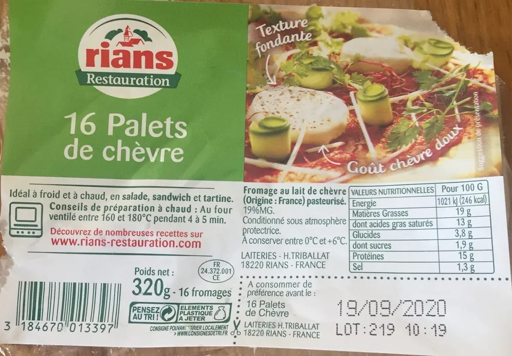 Palets De Chèvre