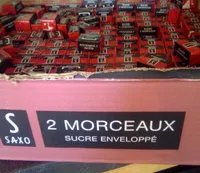 Sucre 2 morceaux enveloppé