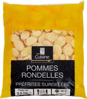 Pommes rondelles Préfrites surgelées