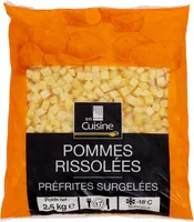 Pommes rissolées Préfrites surgelées