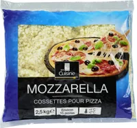 Mozzarella - cossettes pour pizza