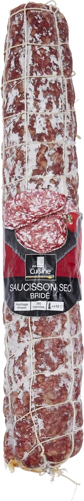 Saucisson sec bridé