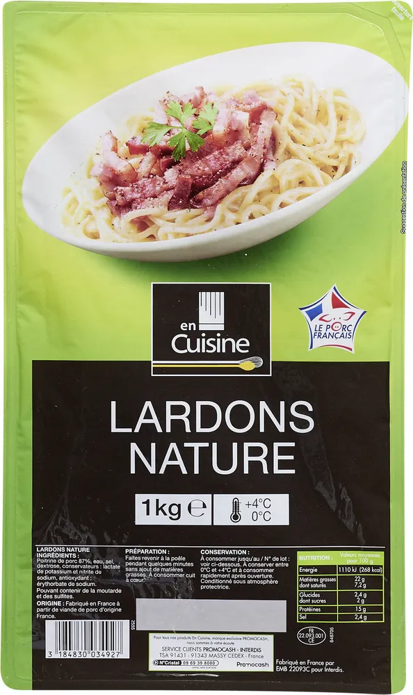 Lardons nature