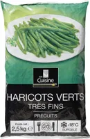 Haricots verts très fins précuits