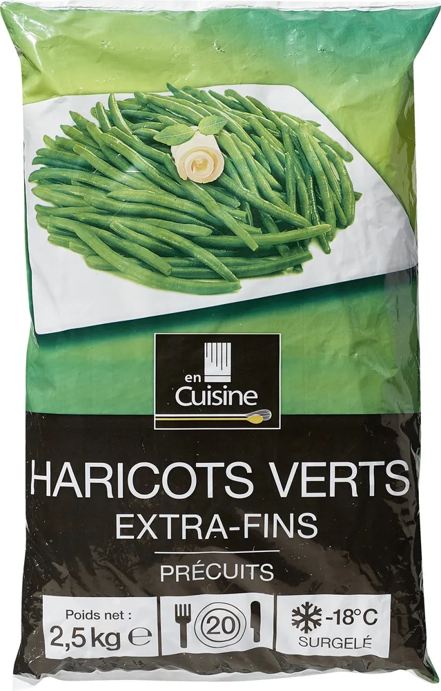 Haricots verts extra fins