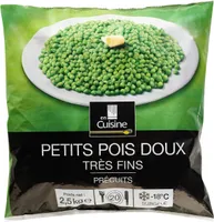 Petits pois doux Très fins Précuits