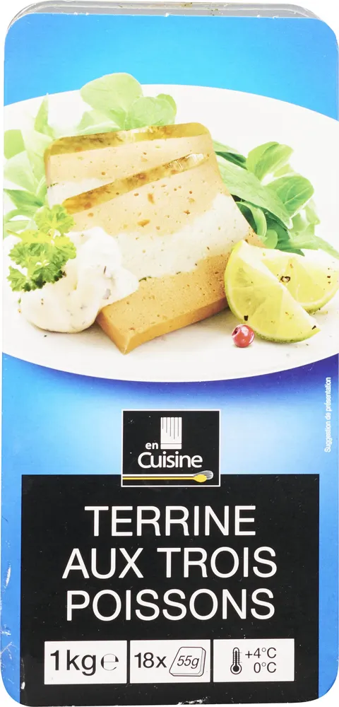 Terrine aux 3 poissons