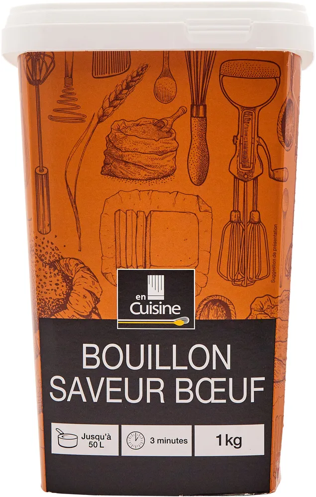 Bouillon saveur boeuf