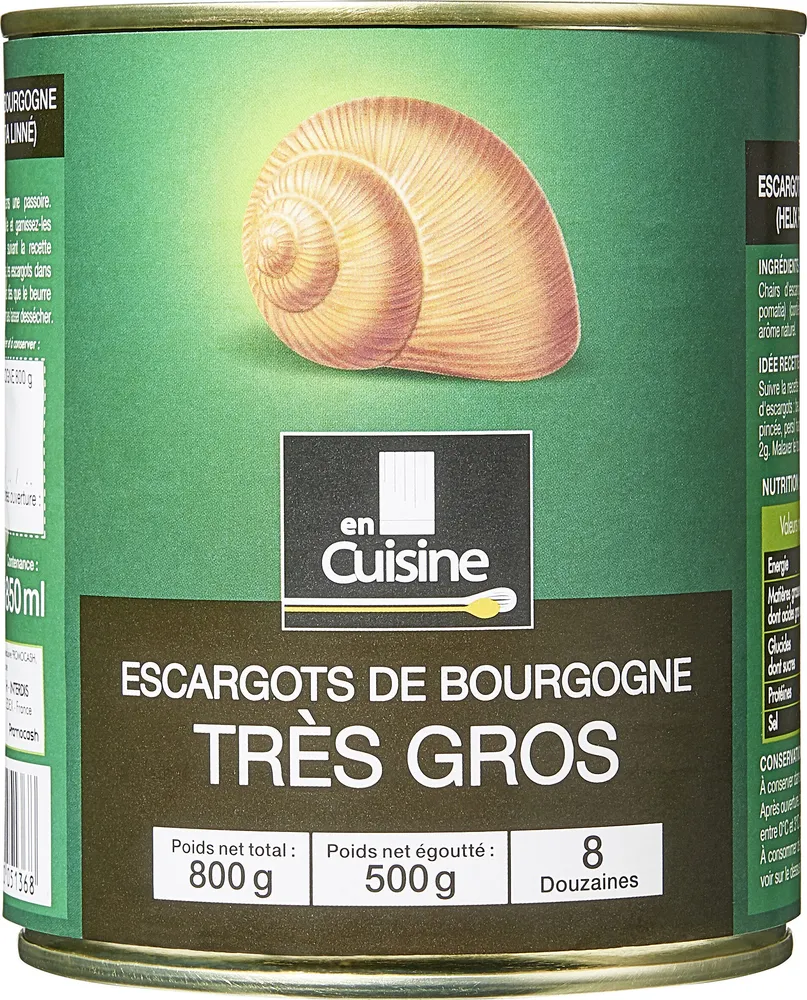 Escargots de bourgogne très gros