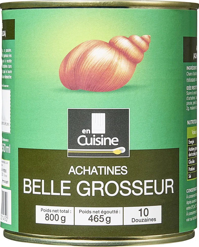 Achatines belle grosseur