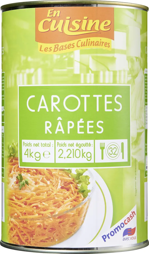 Carottes râpées