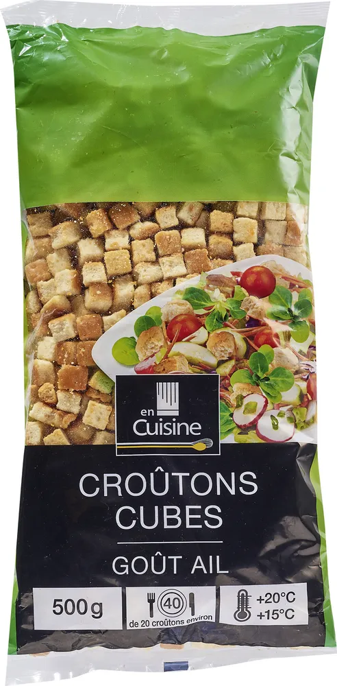 Crouton Cubes Goût Ail