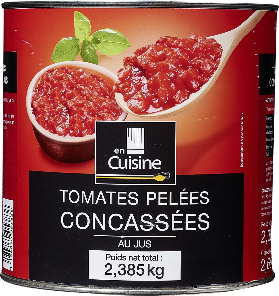 Pulpe de tomates en cubes au jus