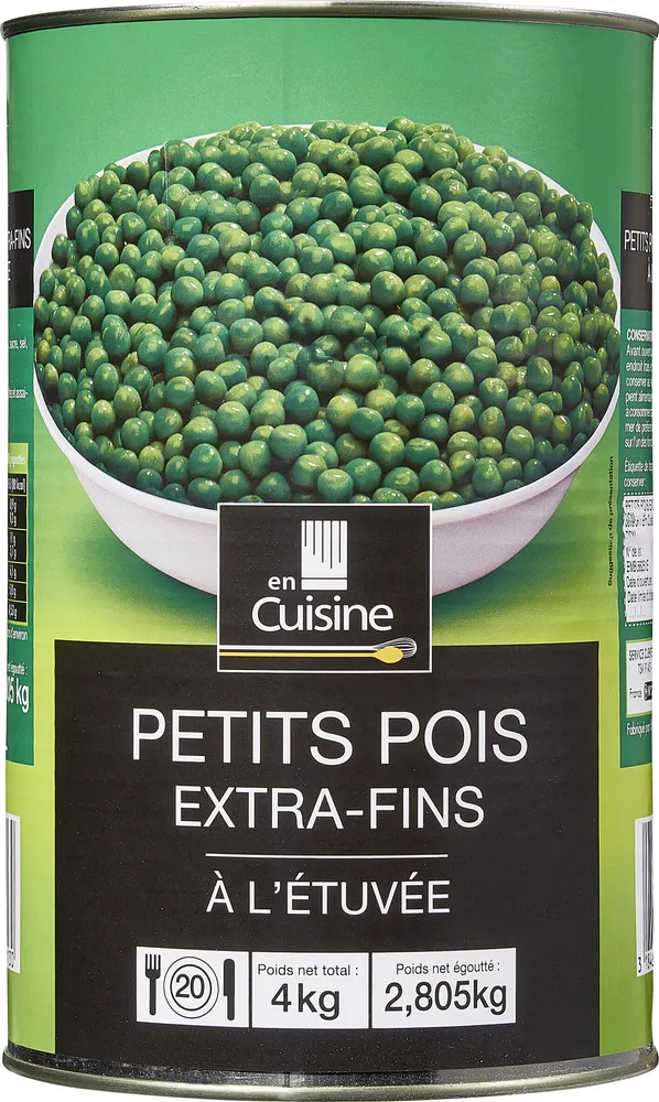 Petits pois extra-fins