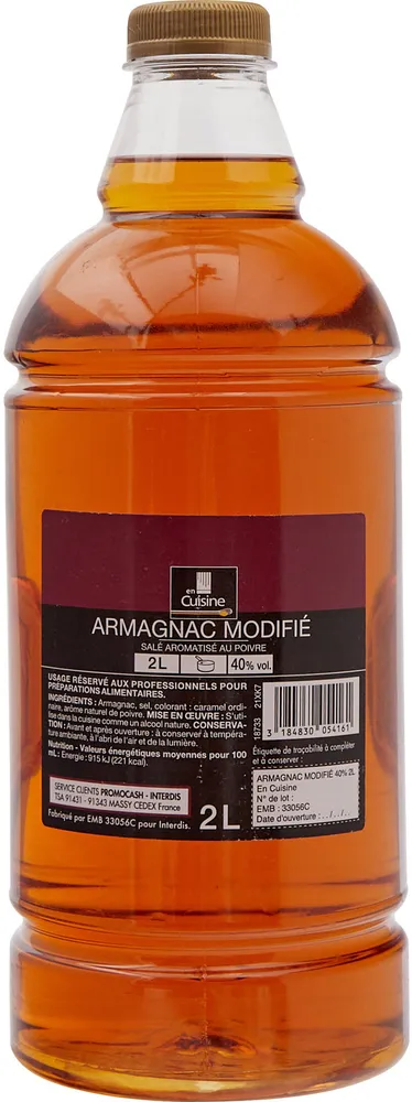 ARMAGNAC MODIFIÉ SALÉ aromatisé au POIVRE