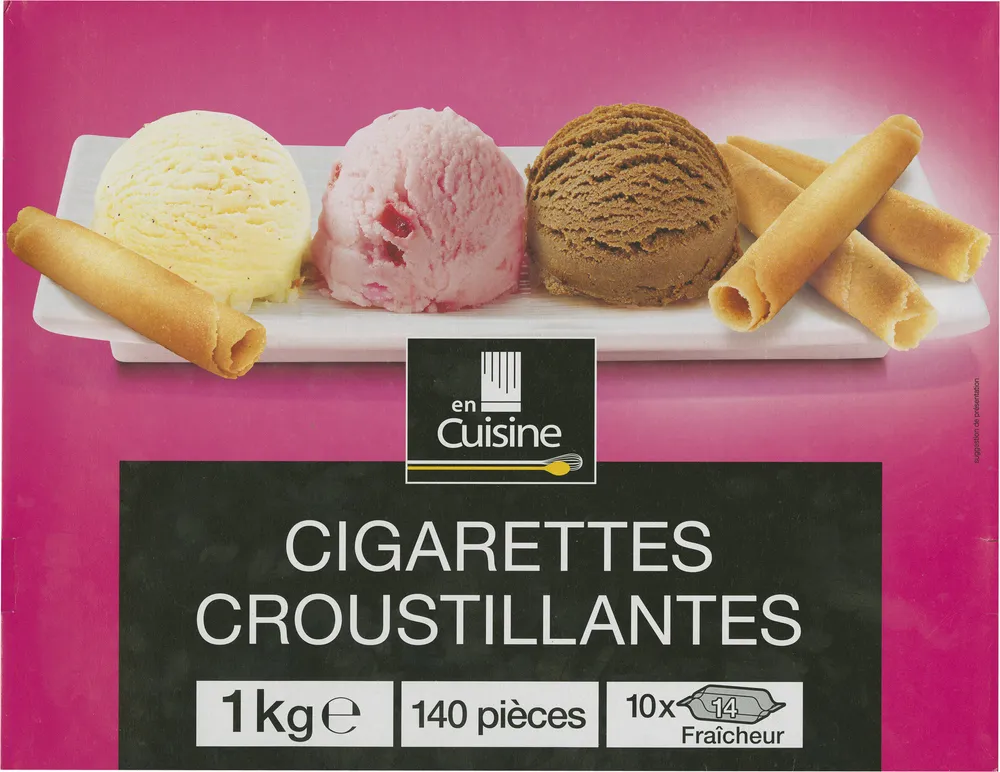 Cigarettes croustillantes