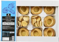 Bouchees traiteur au beurre avec chapeaux separes