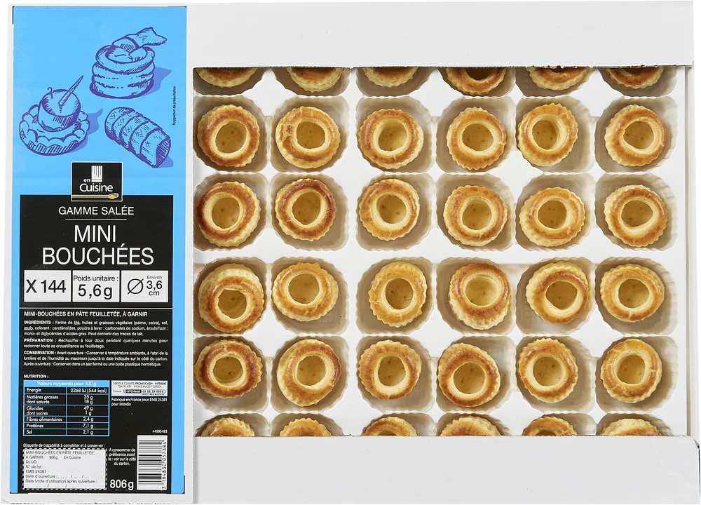 Mini bouchées
