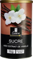 Sucre avec extrait de vanille Pour utilisation dans les denrées alimentaires