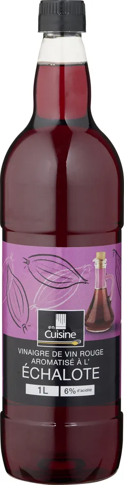 Vinaigre de Vin rouge saveur Echalote