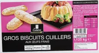 Gros biscuits cuillers