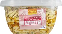 Penne au poulet sauce pesto