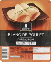 Blanc de poulet dore au four